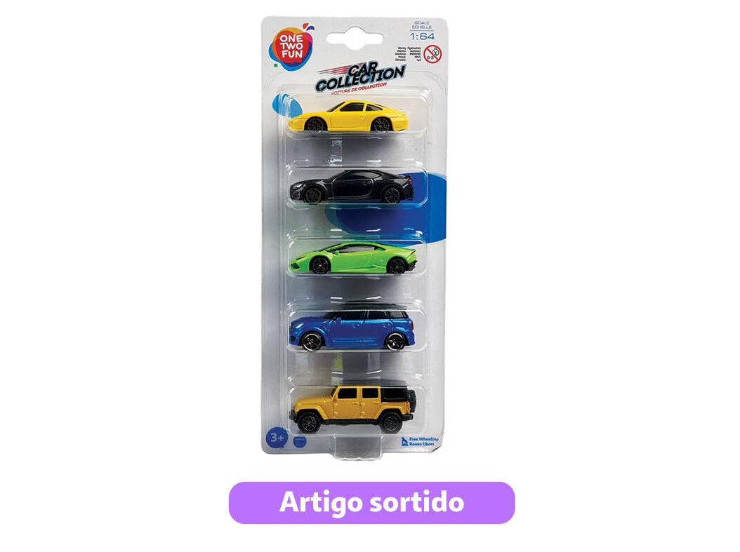 VE&Iacute;CULOS MINIATURA ONE TWO FUN CONJUNTO DE 5 UNIDADES MODELOS SORTIDOS image number 0