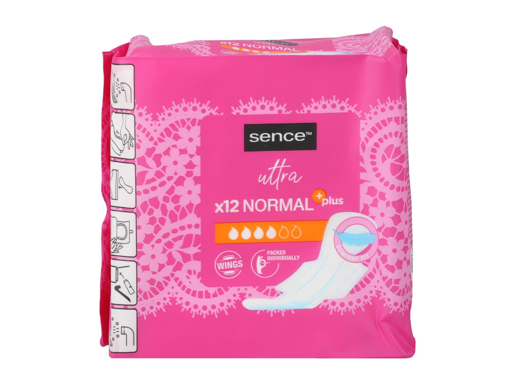 PENSOS HIGI&Eacute;NICOS SENCE NORMAL PLUS 12PCS image number 3