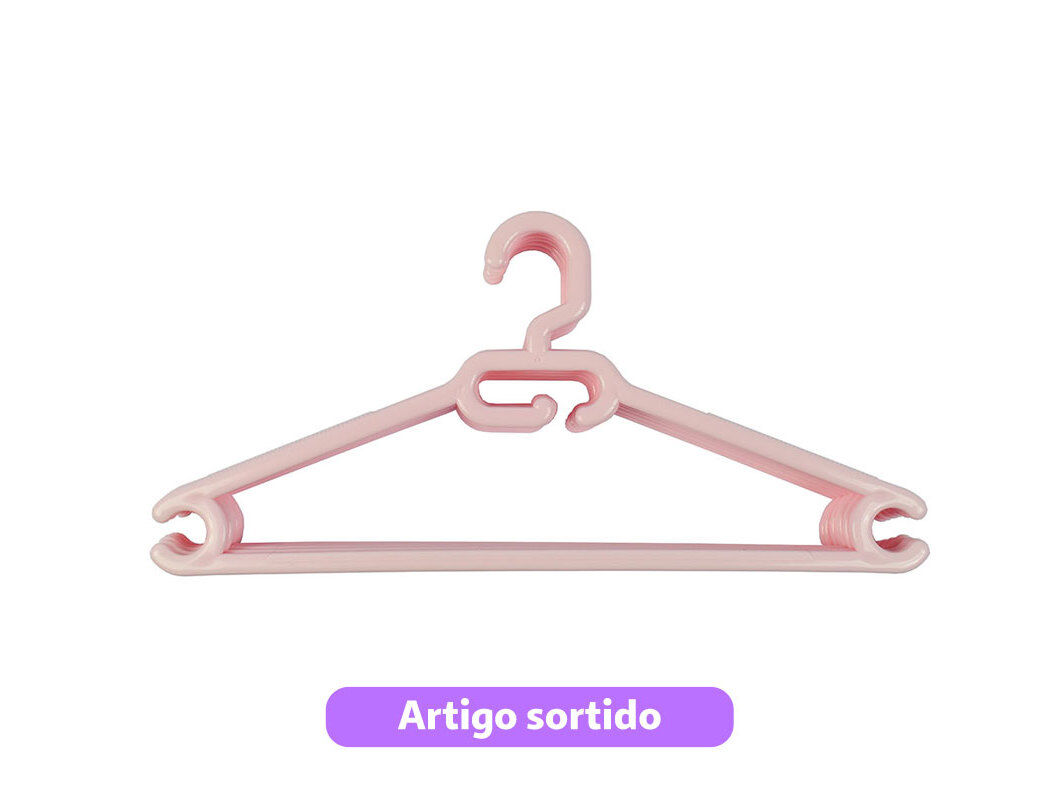 CONJUNTO 8 CABIDES INFANTIS ACTUEL PL&Aacute;STICO CORES SORTIDAS