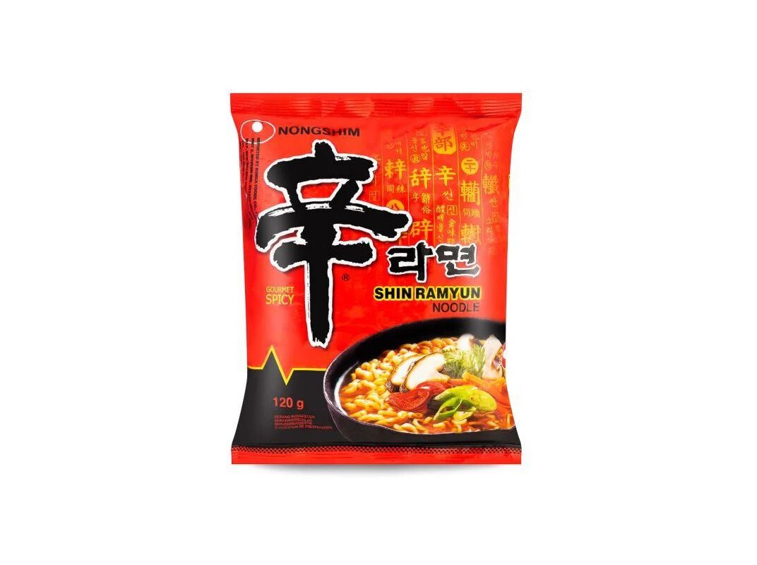 NOODLES NONGSHIM SPICY SHIN RAMYUN 120G image number 0