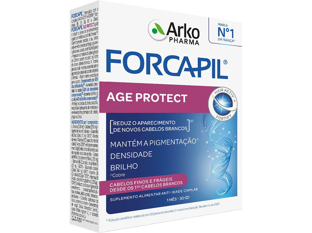 SUPLEMENTO FORCAPIL AGE PROTECT 30 COMPRIMIDOS image number 0