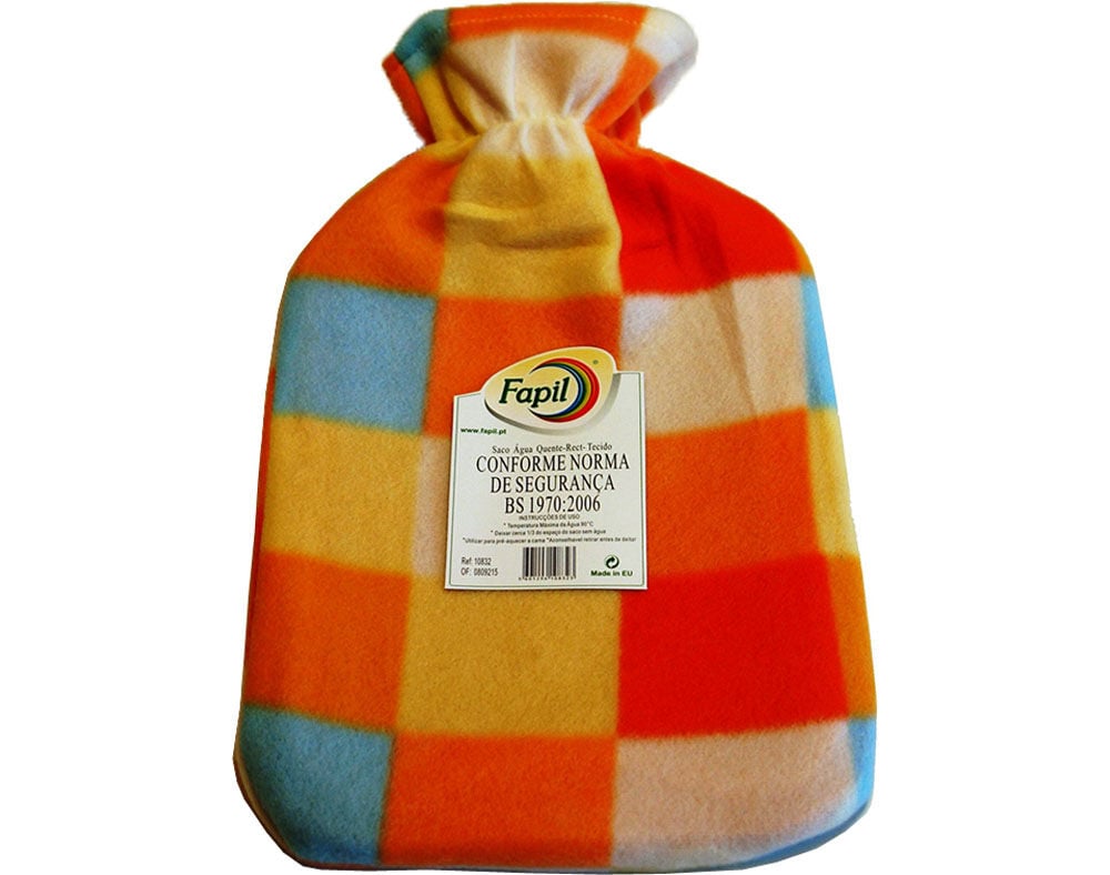 SACO &Aacute;GUA QUENTE RECTANGULAR FAPIL TECIDO MODELOS SORTIDOS