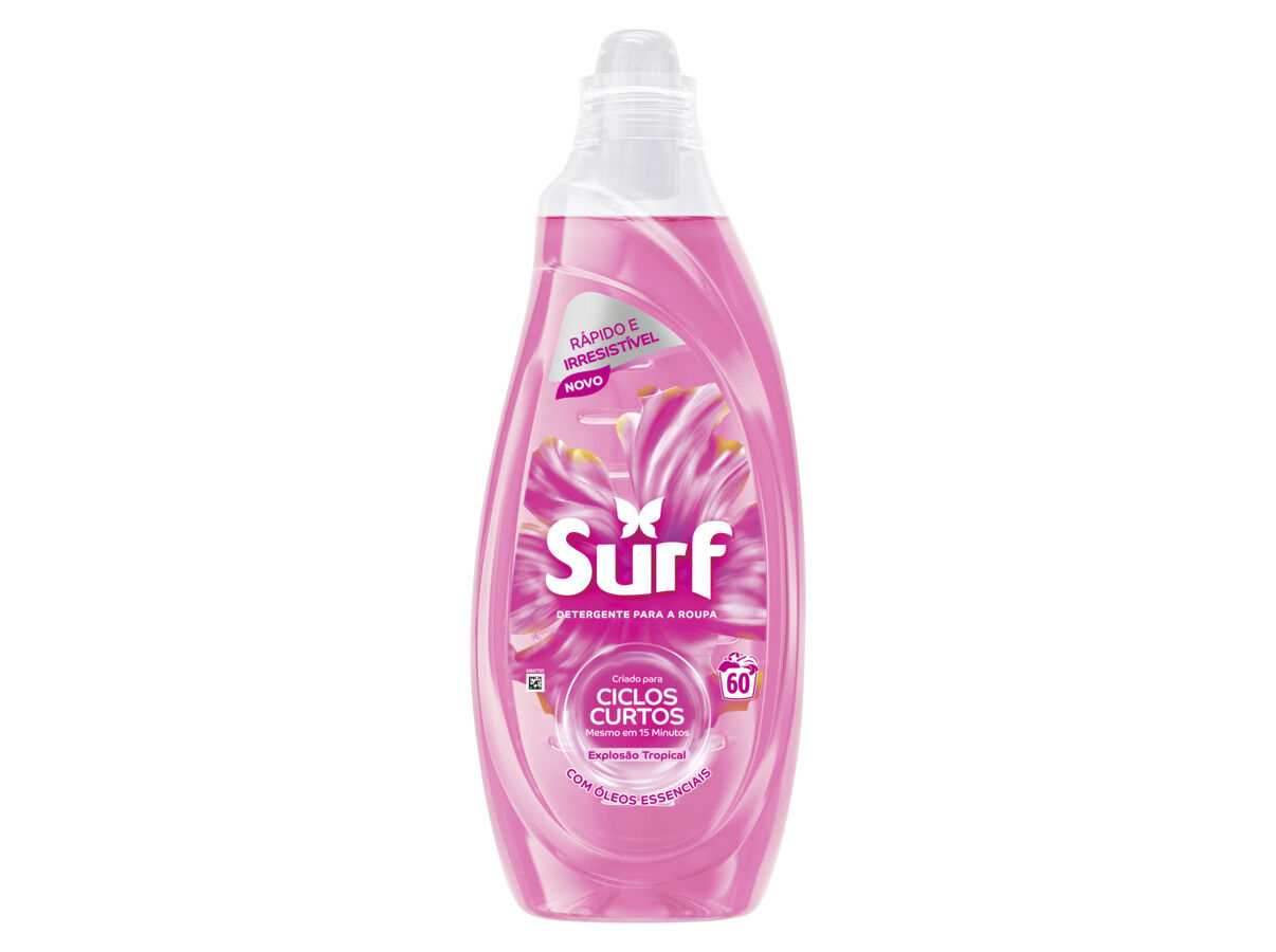 DETERGENTE ROUPA M&Aacute;QUINA SURF CICLOS CURTOS EXPLOS&Atilde;O TROPICAL 60D image number 0
