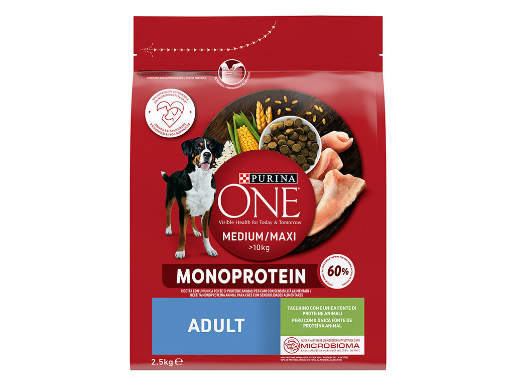 RA&Ccedil;&Atilde;O PARA C&Atilde;O PURINA ONE MONOPROTE&Iacute;NA PERU 2.5KG image number 1