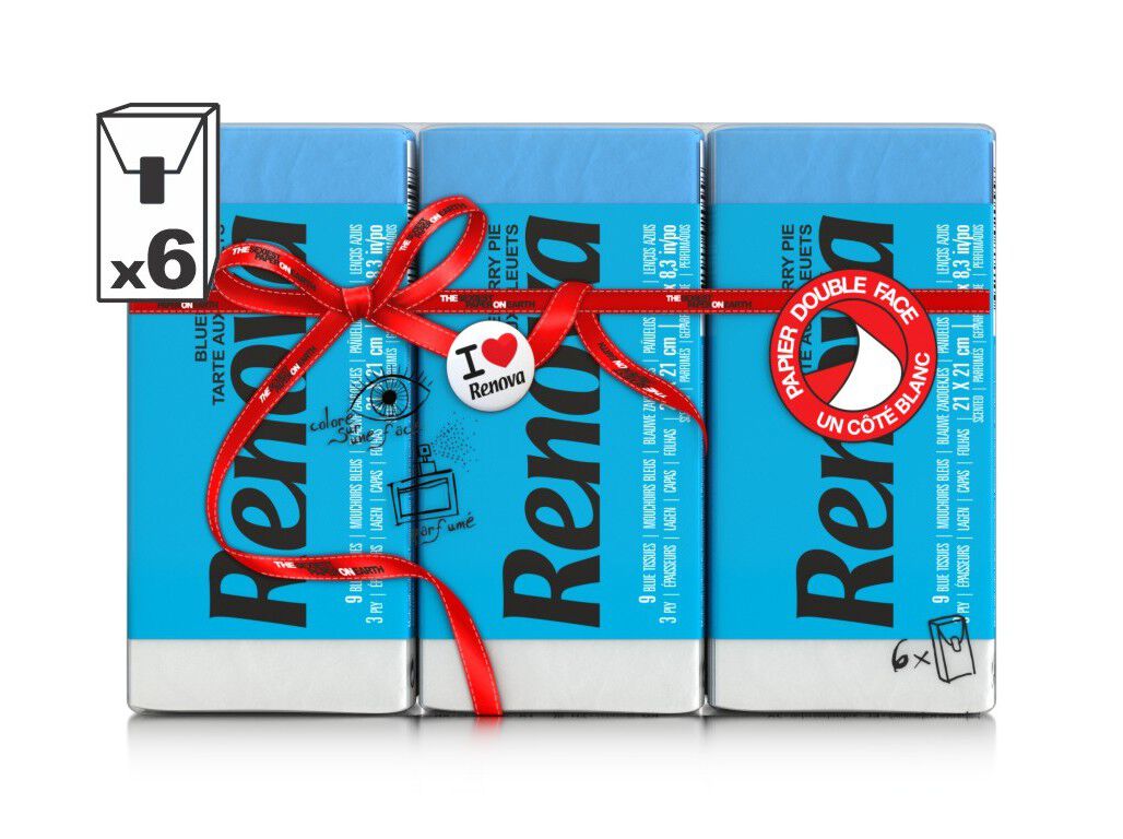 LEN&Ccedil;OS FACIAIS RENOVA V&Aacute;RIAS CORES 6UN image number 3