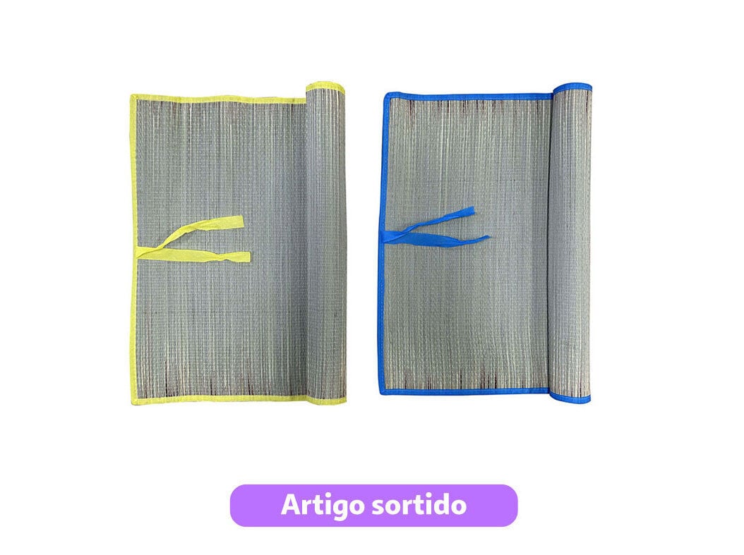 ESTEIRA EM PALHINHA GARDENSTAR 60X180CM CORES SORTIDAS