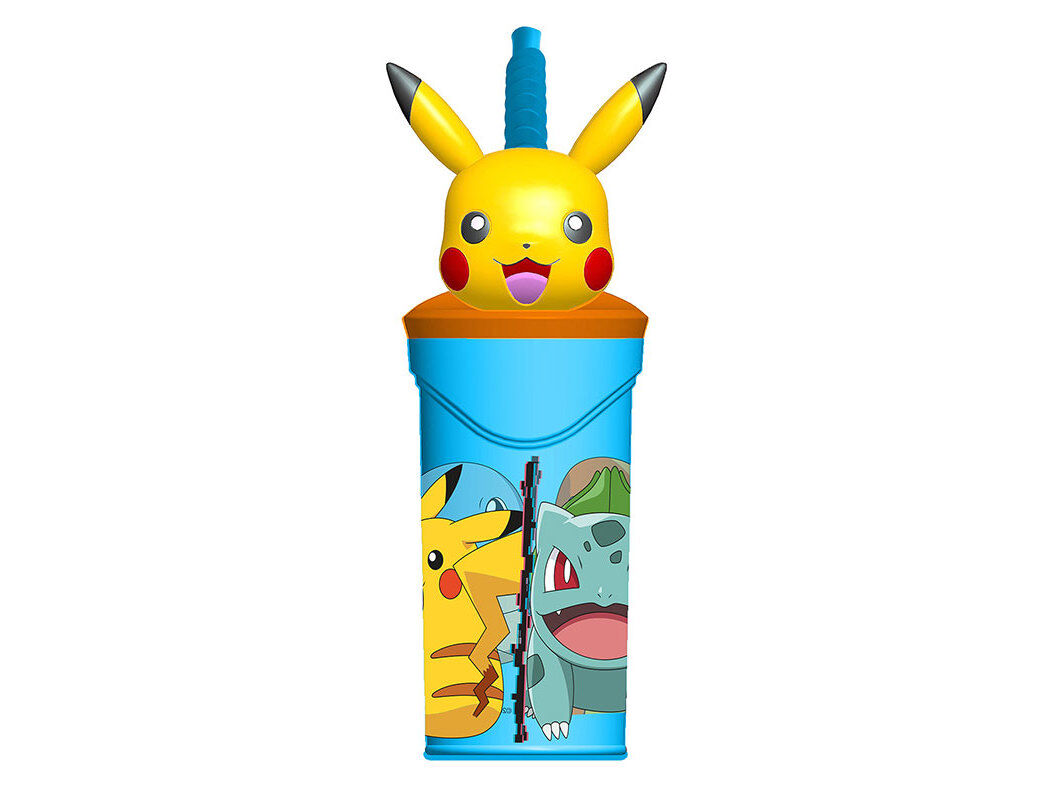 COPO PL&Aacute;STICO POK&Eacute;MON 3D REUTILIZ&Aacute;VEL 36CL image number 0