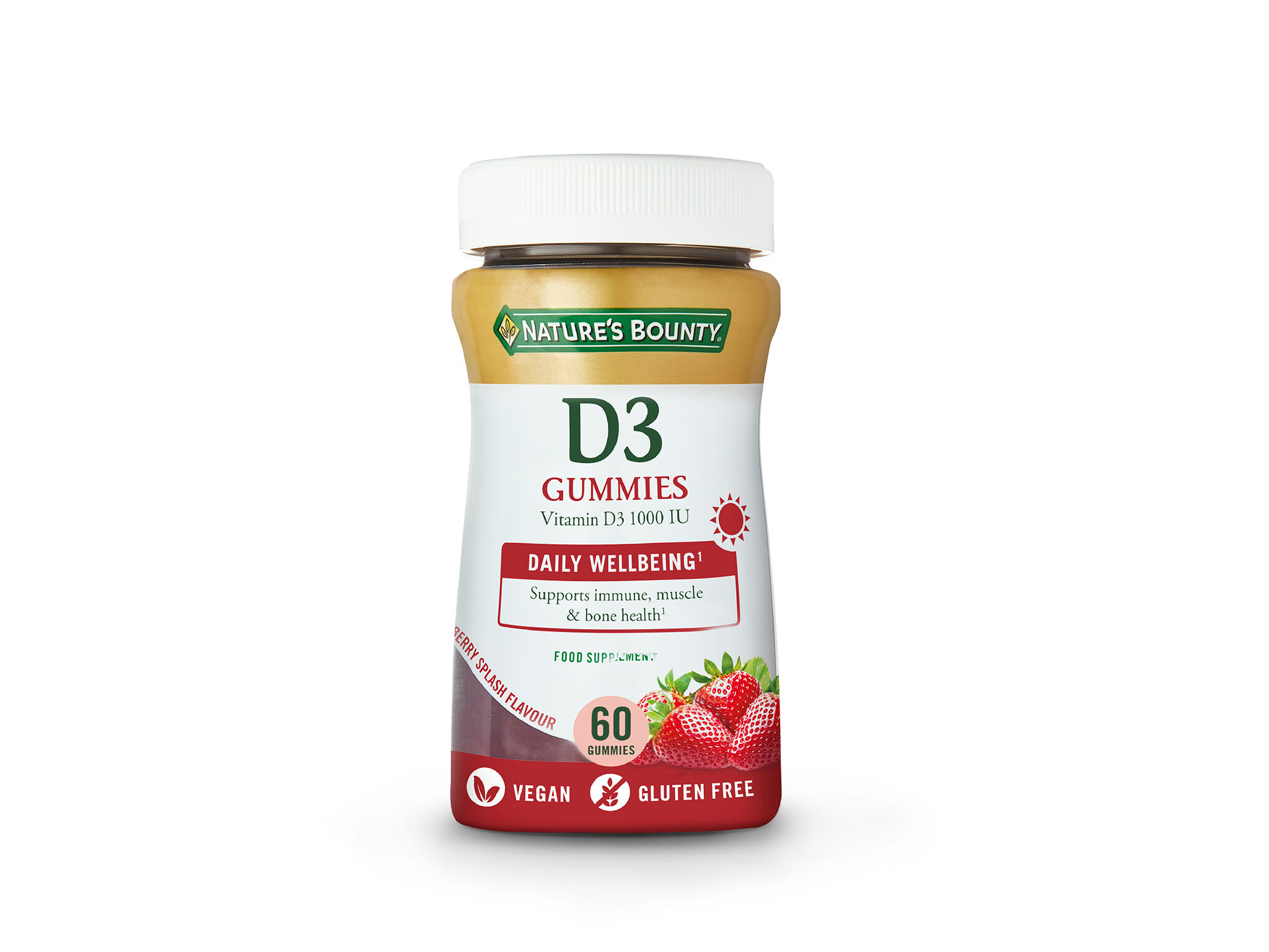 SUPLEMENTO NATURE?S BOUNTY VIT D3 60 GOMAS image number 0