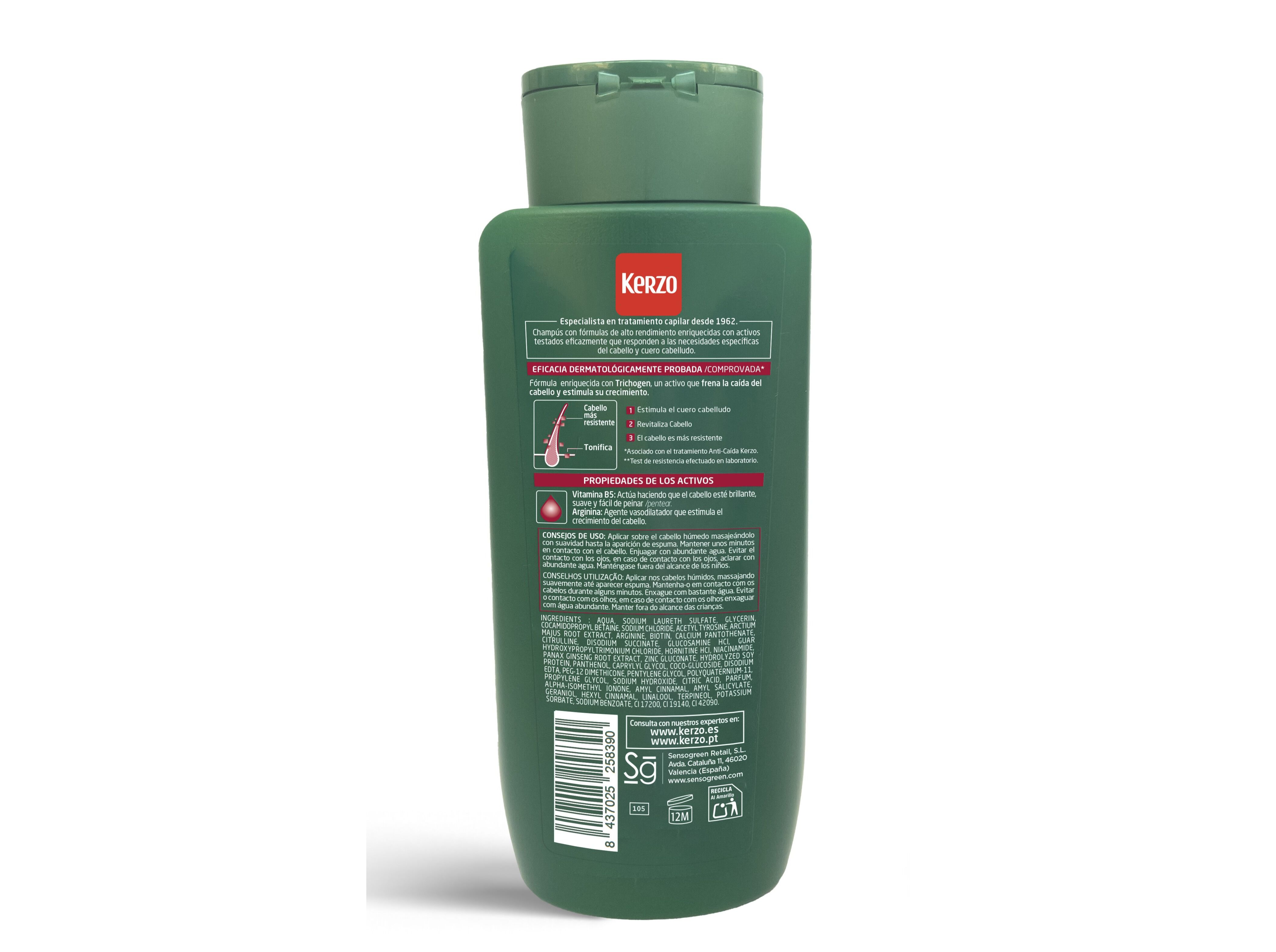 CHAMP&Ocirc; ANTIQUEDA KERZO 400ML image number 1