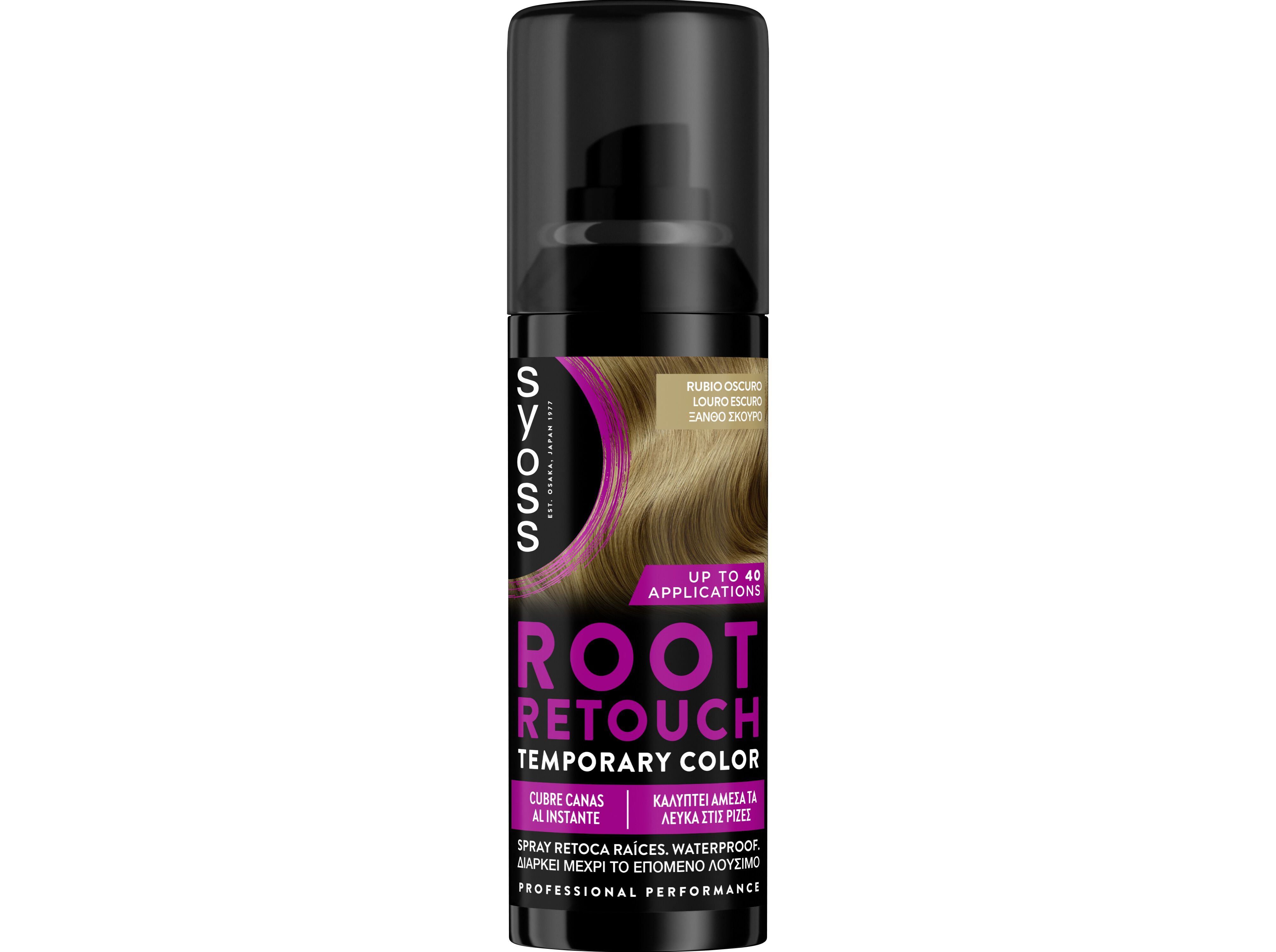 COLORA&Ccedil;AO SYOSS ROOT RETOUCHER LOURO ESCURO