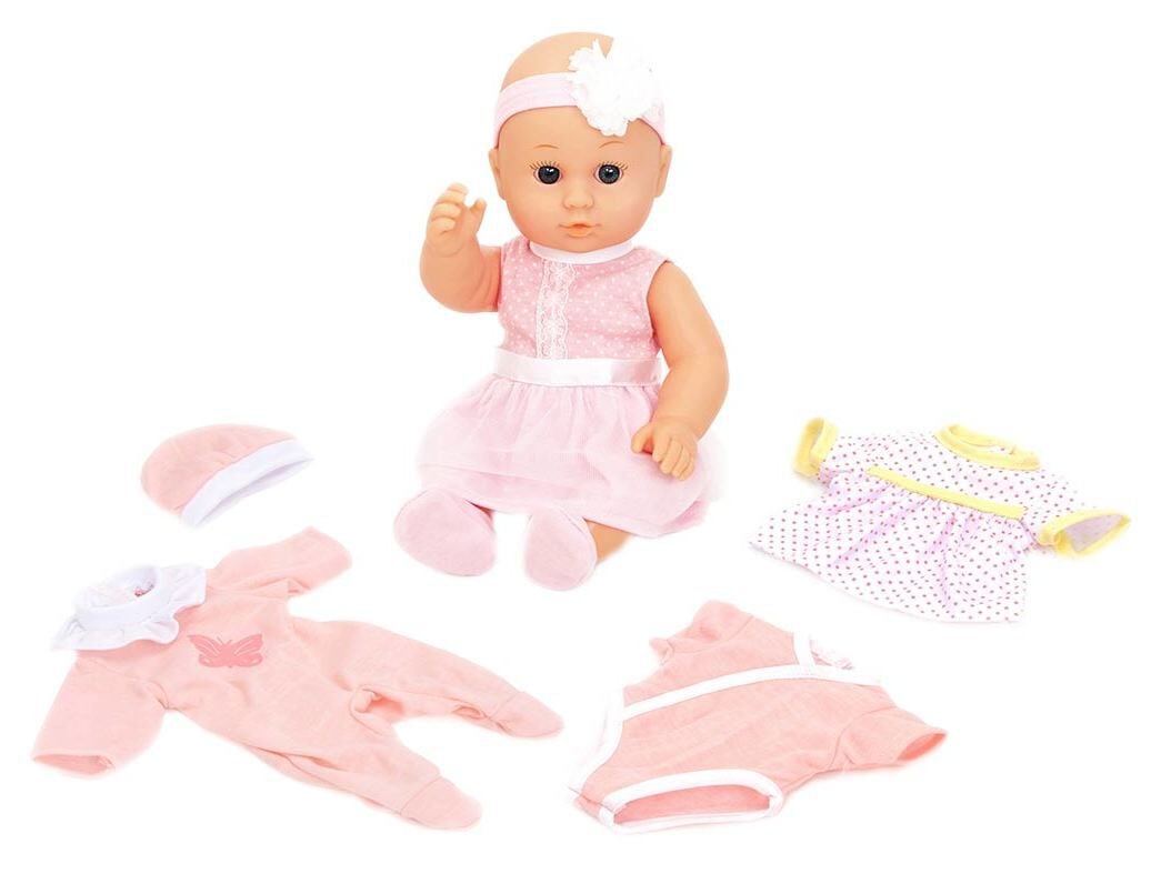 BONECO BEB&Eacute; COM OUTFIT EXTRA ONE TWO FUN 30CM image number 1