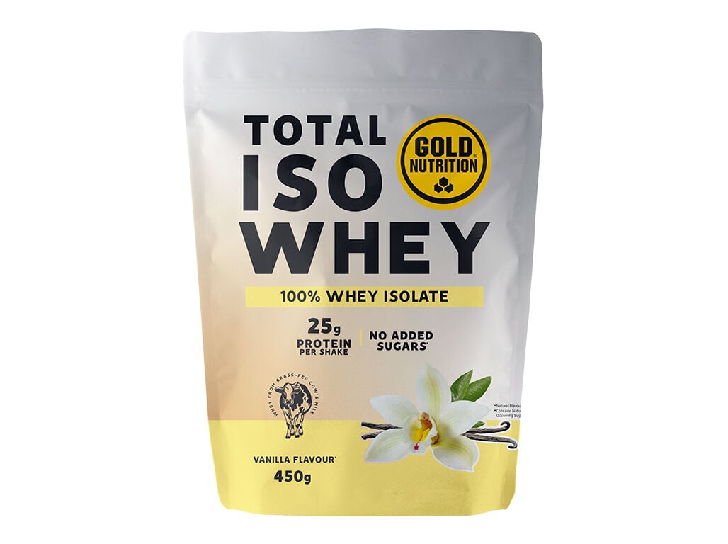 PROTEINA GOLDNUTRITION TOTAL ISO WHEY BAUNILHA 450 G image number 0