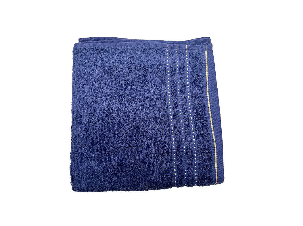 TOALHETE BARRA DOURADA ACTUEL AZUL 500G 30X50CM