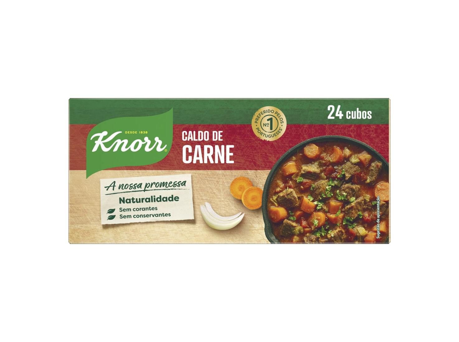 CALDO KNORR CARNE 24 CUBOS 240G image number 1