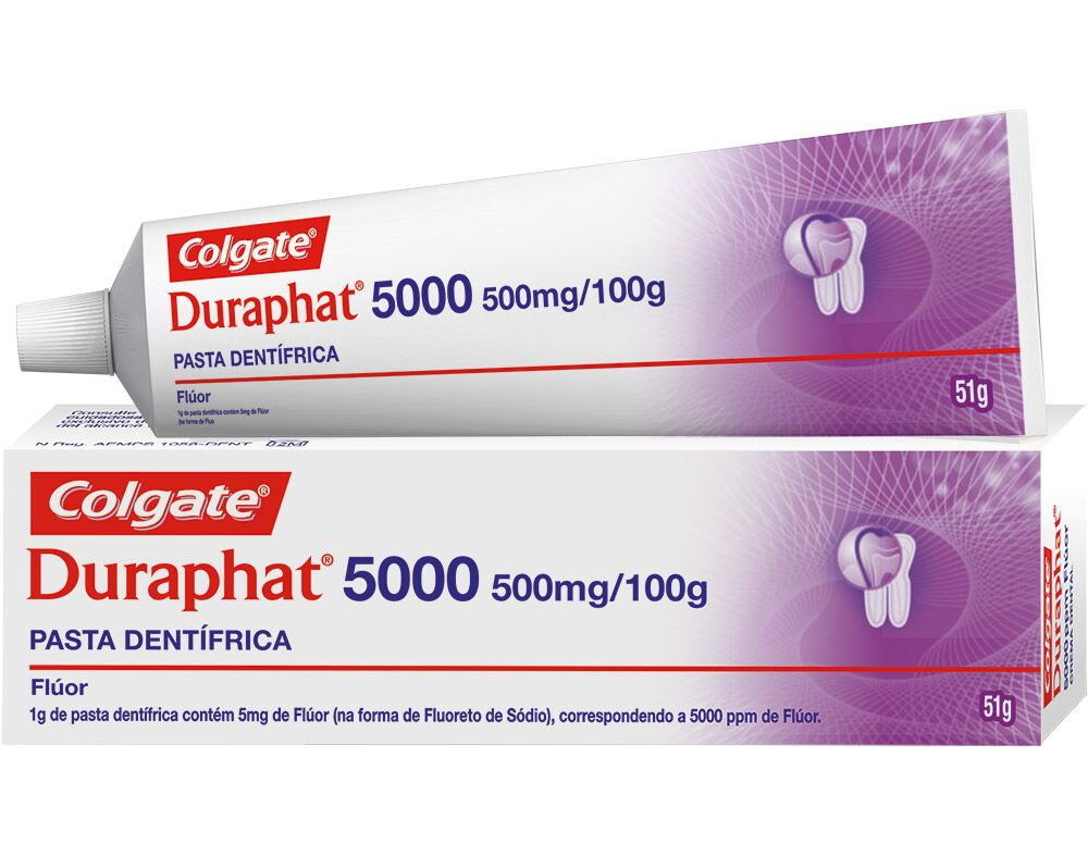 PASTA DENTIFRICA DURAPHAT 5MG/G 51G image number 0