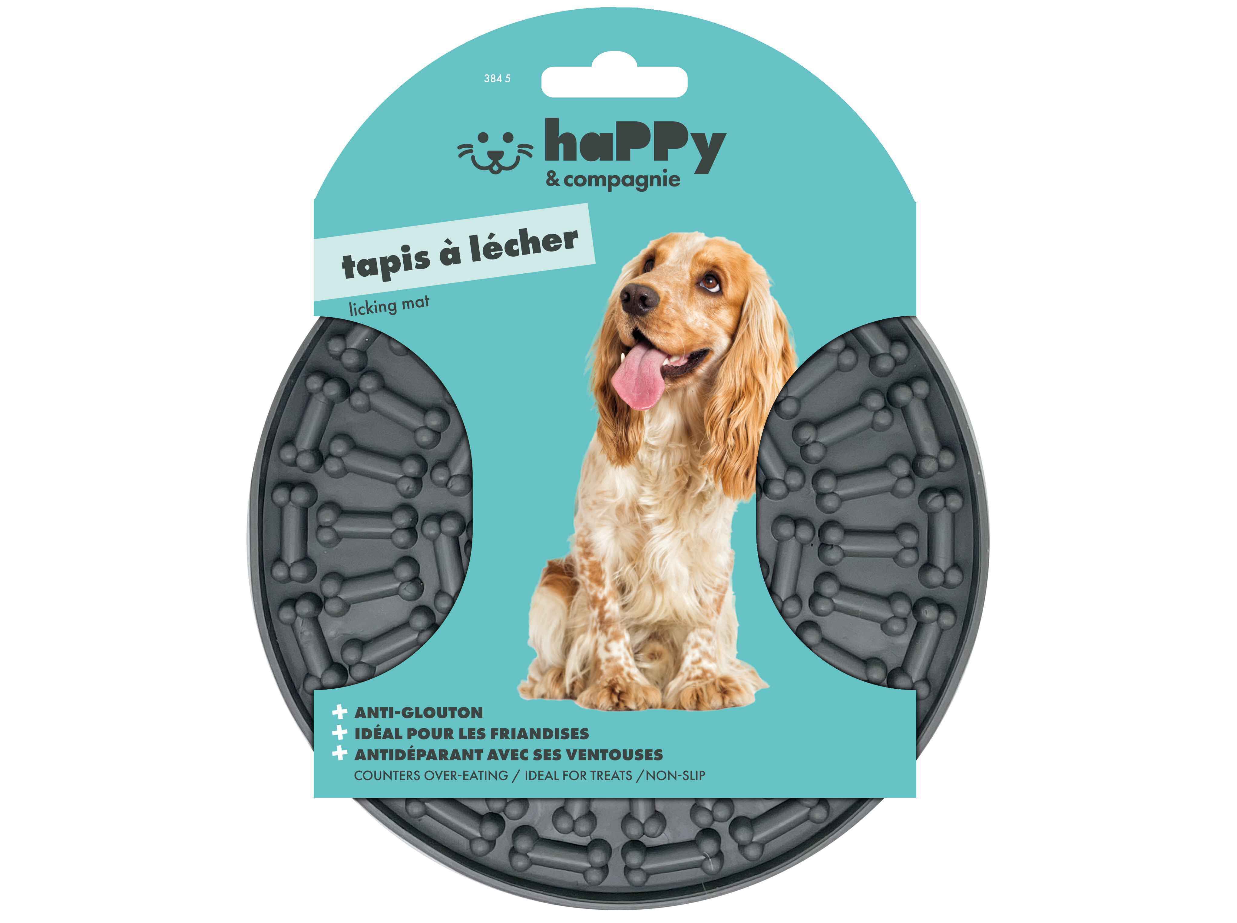 TAPETE DE LAMBER HAPPY PARA C&Atilde;O image number 1