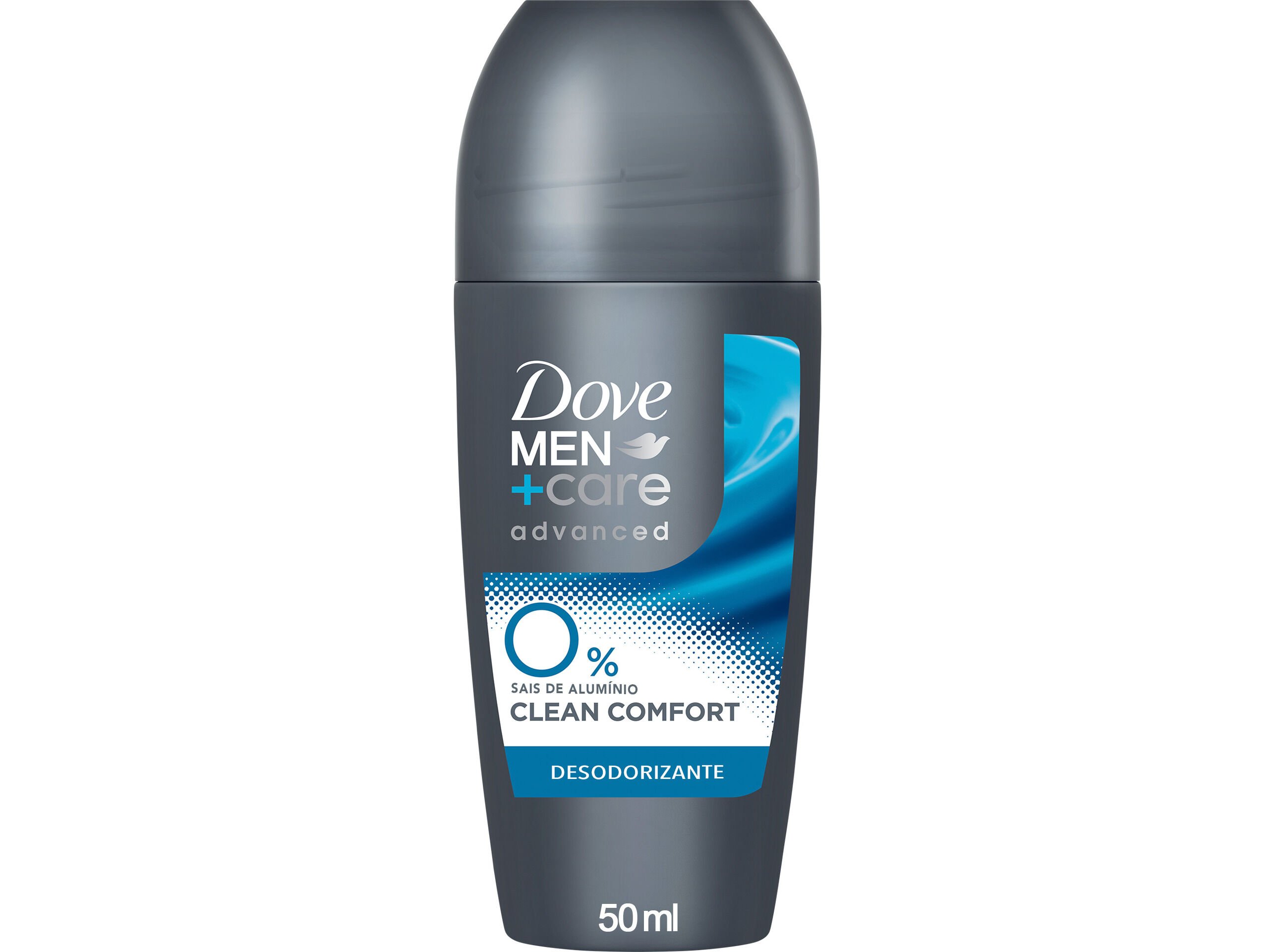 DESODORIZANTE ROLL-ON DOVE MEN CLEAN COMFORT 0% ALUMINIO 50ML image number 0