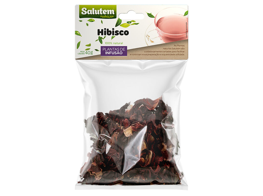 CH&Aacute; SALUTEM EM SACO HIBISCO 40G