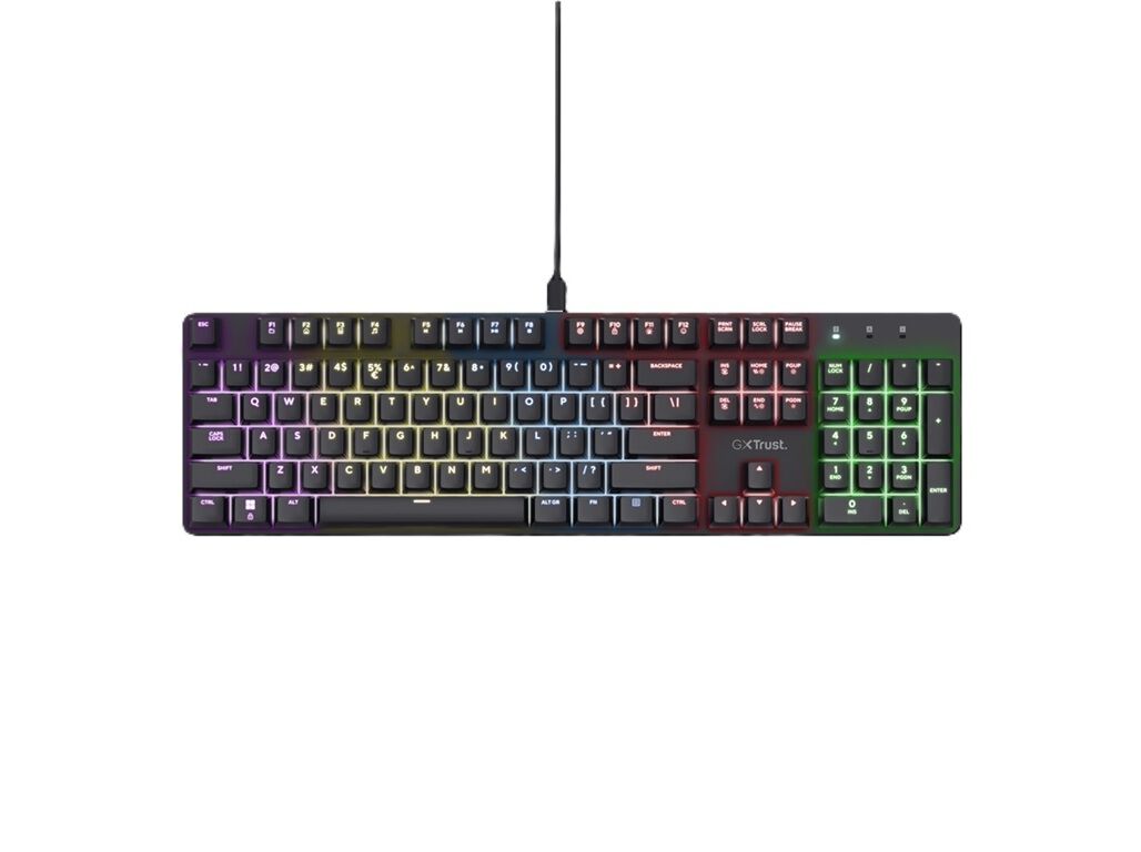 TECLADO GAMING TRUST 25686 GXT871 ZORA