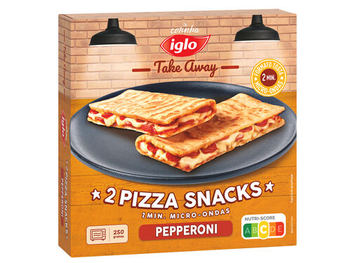 PIZZA SNACKS IGLO PEPPERONI 2UN 250G image number 0