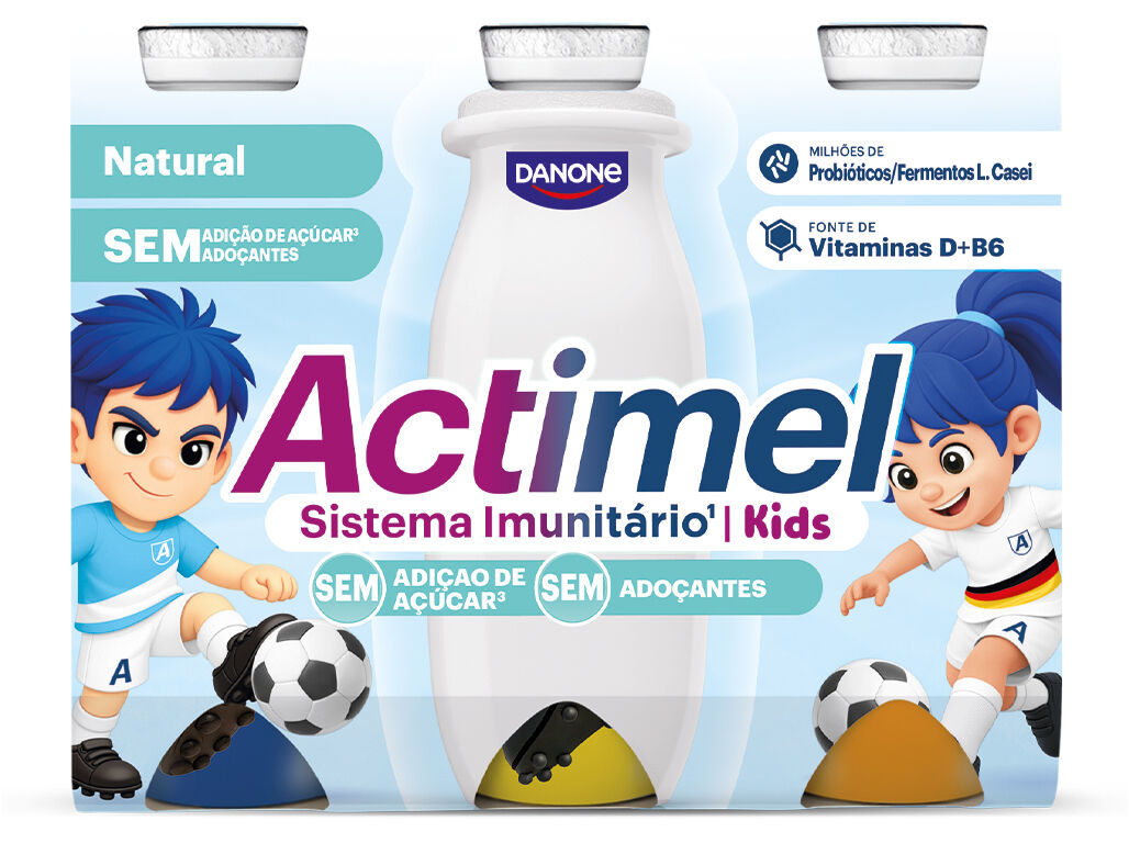 IOGURTE INFANTIL ACTIMEL NATURAL NAS 6X100G