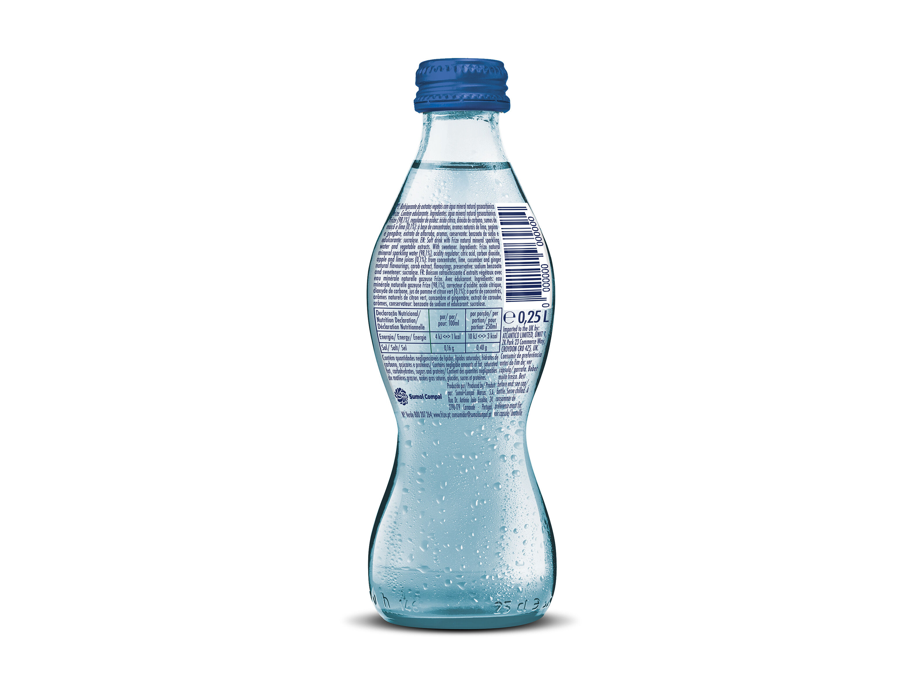 AGUA C/GAS FRIZE BOT LIMA PEPINO GENG 0.25L image number 1