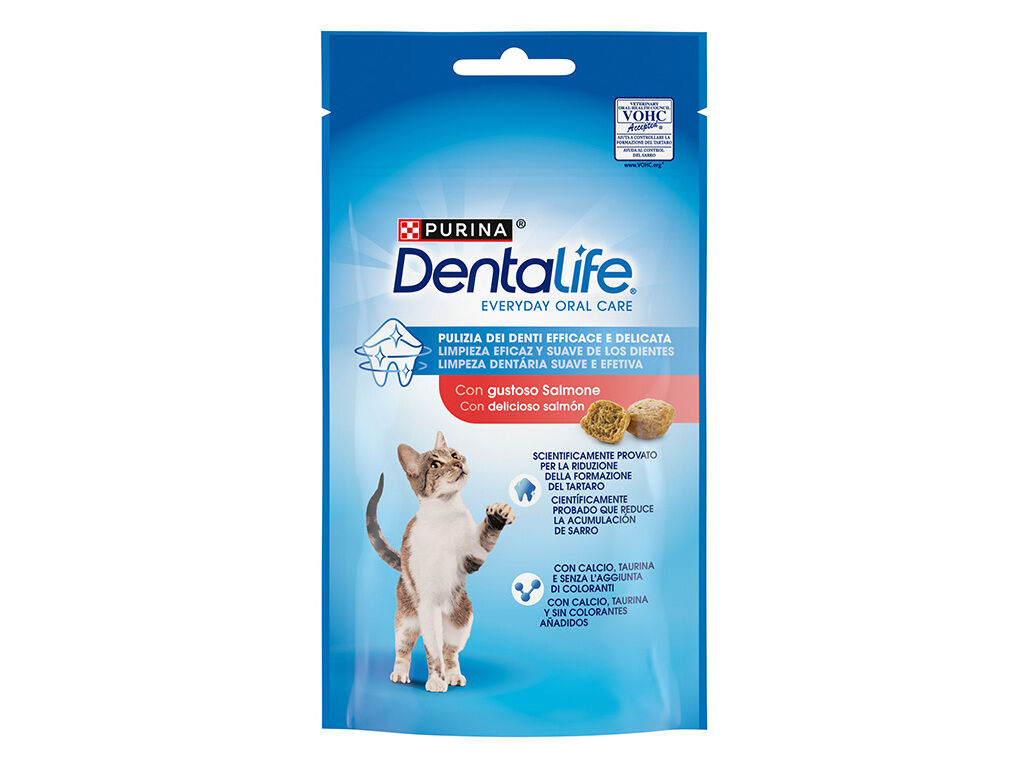 SNACKS PARA GATO DENTALIFE COM SALM&Atilde;O 40G image number 1