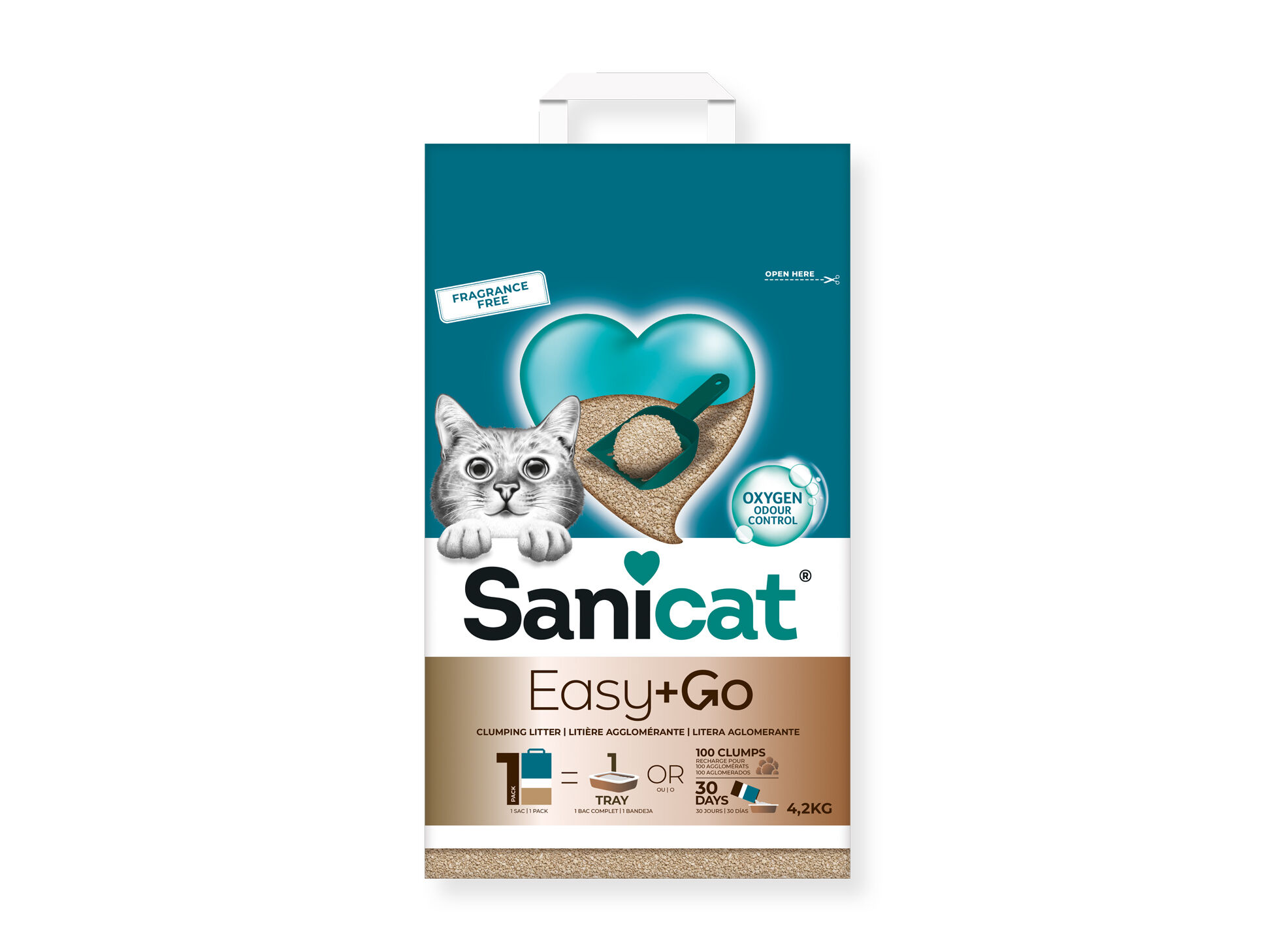 AREIA AGLOMERANTE SANICAT EASY & GO 4.2KG