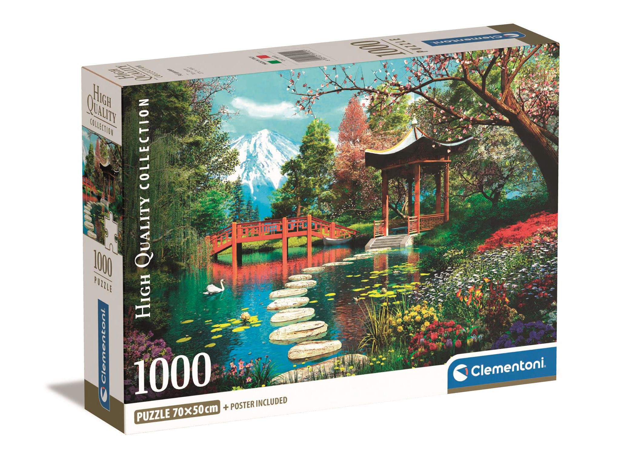 PUZZLE GARDENS OF FUJI CLEMENTONI 1000 PE&Ccedil;AS image number 0