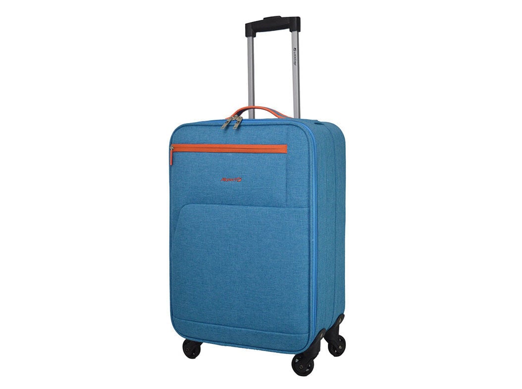 MALA DE CABINE FLEX&Iacute;VEL AIRPORT AZUL 4 RODAS 54X35X20.5CM image number 0