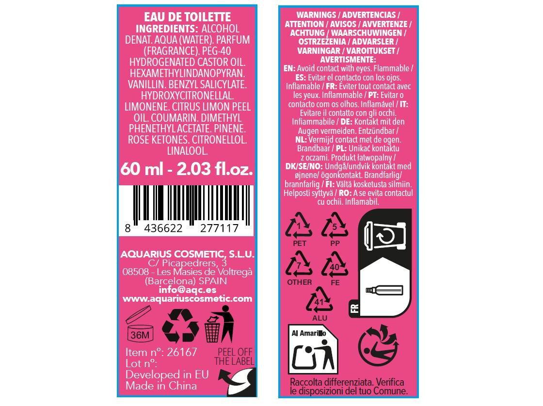 EDT AQC FRAGRANCES CANDY 60 ML image number 1