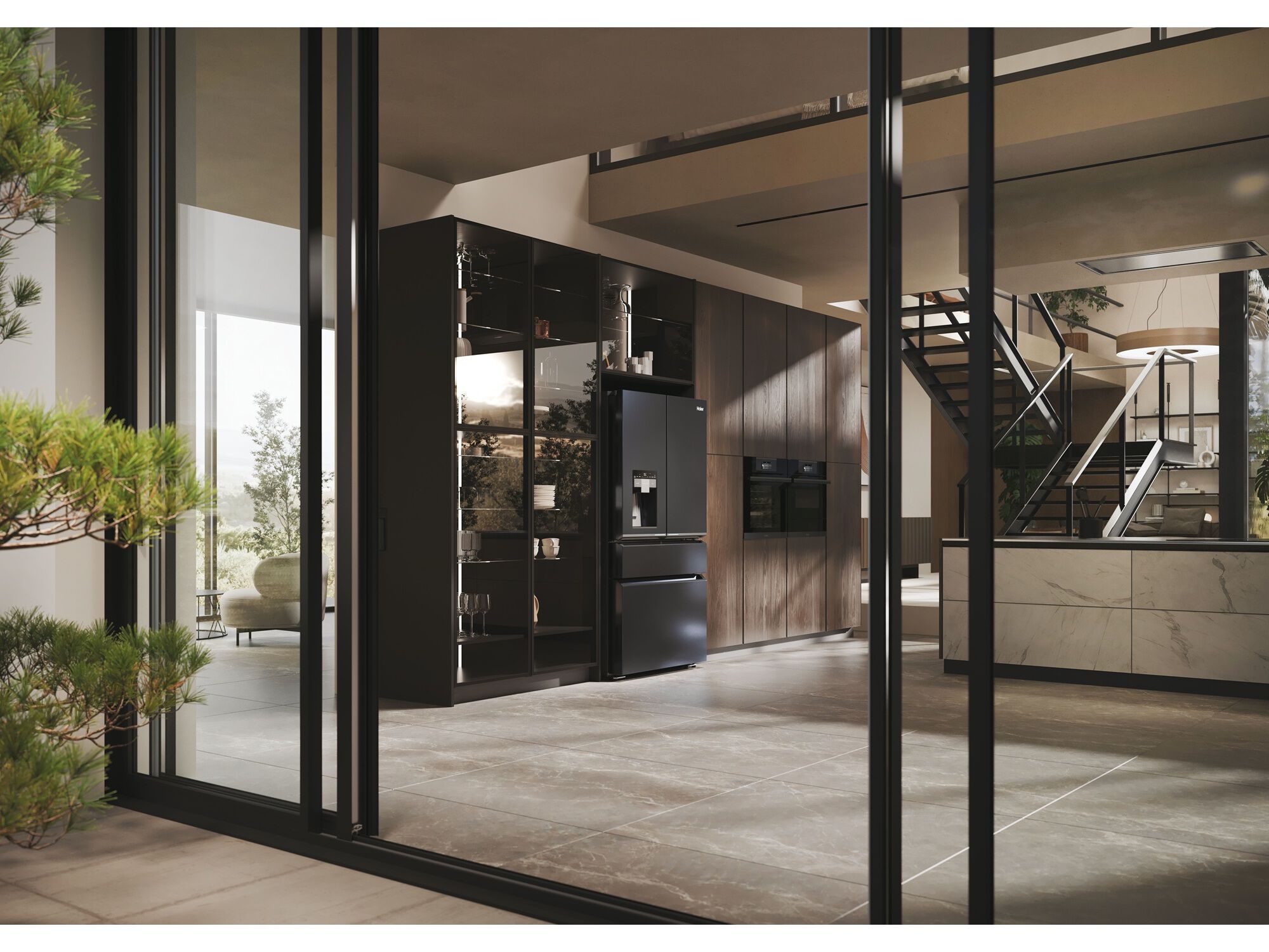 FRIGOR&Iacute;FICO AMERICANO HAIER HFW7918EIMB NO FROST E 601L image number 20