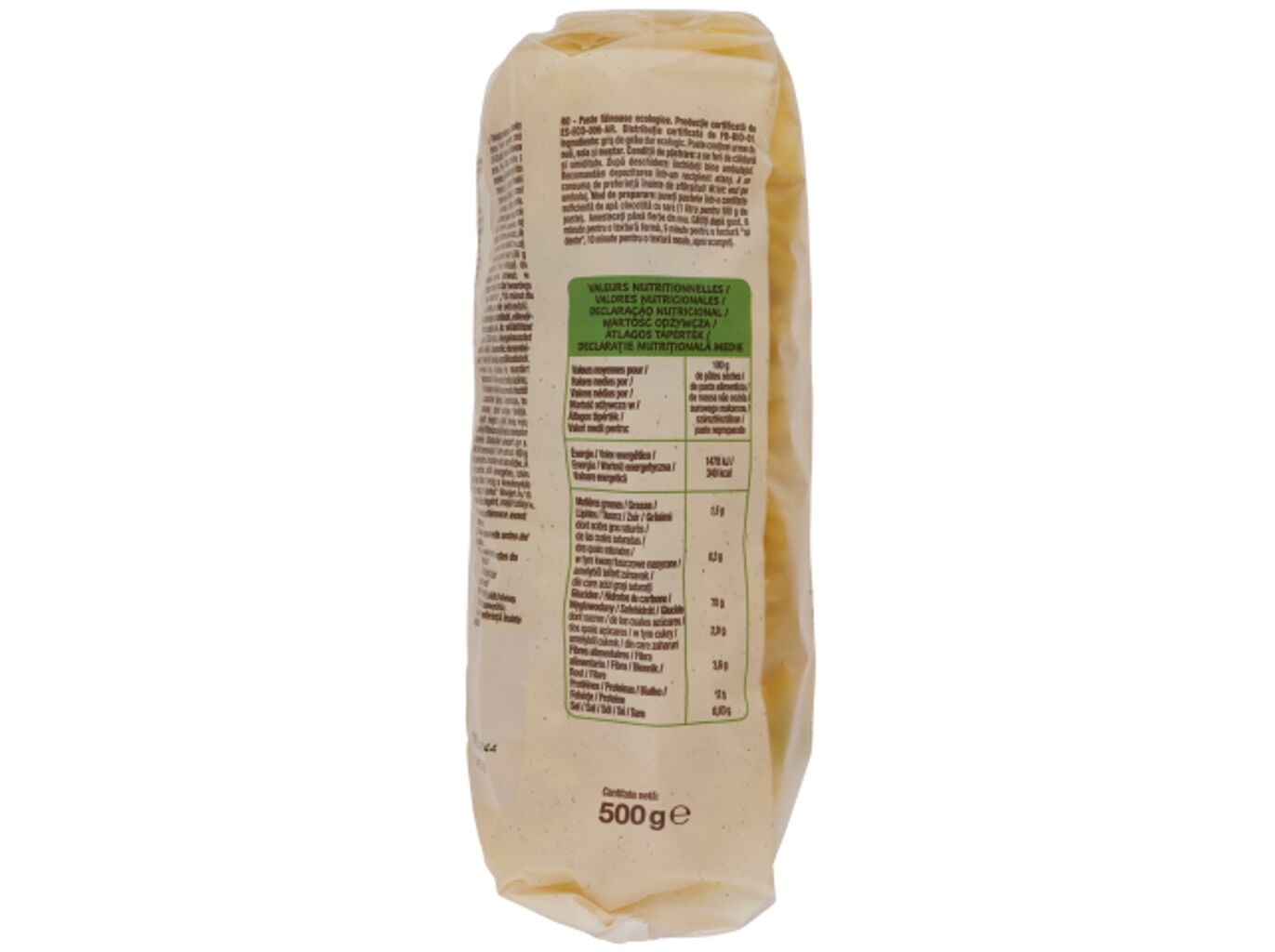 FUSILLI AUCHAN BIO 500G image number 2