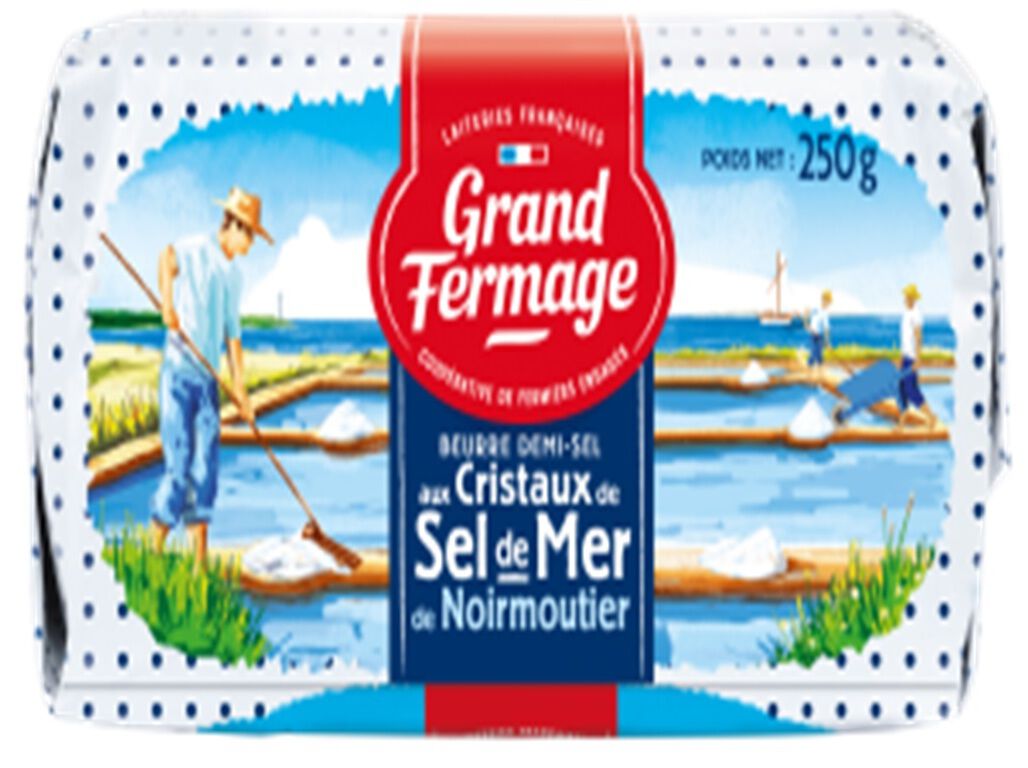 MANTEIGA GRAND FERMAGE SAL DO MAR 250G image number 0