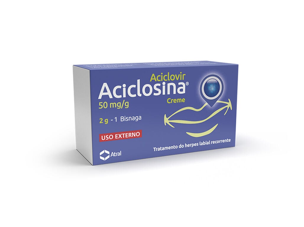CREME ACICLOSINA ACICLOVIR 50 MG/G 2G