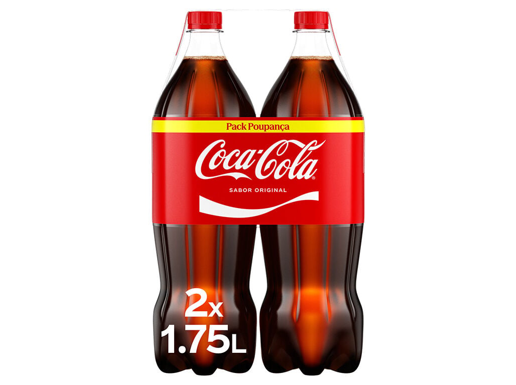 REFRIGERANTE C/ G&Aacute;S COCA-COLA ORIGINAL 2X1.75L (SDR)