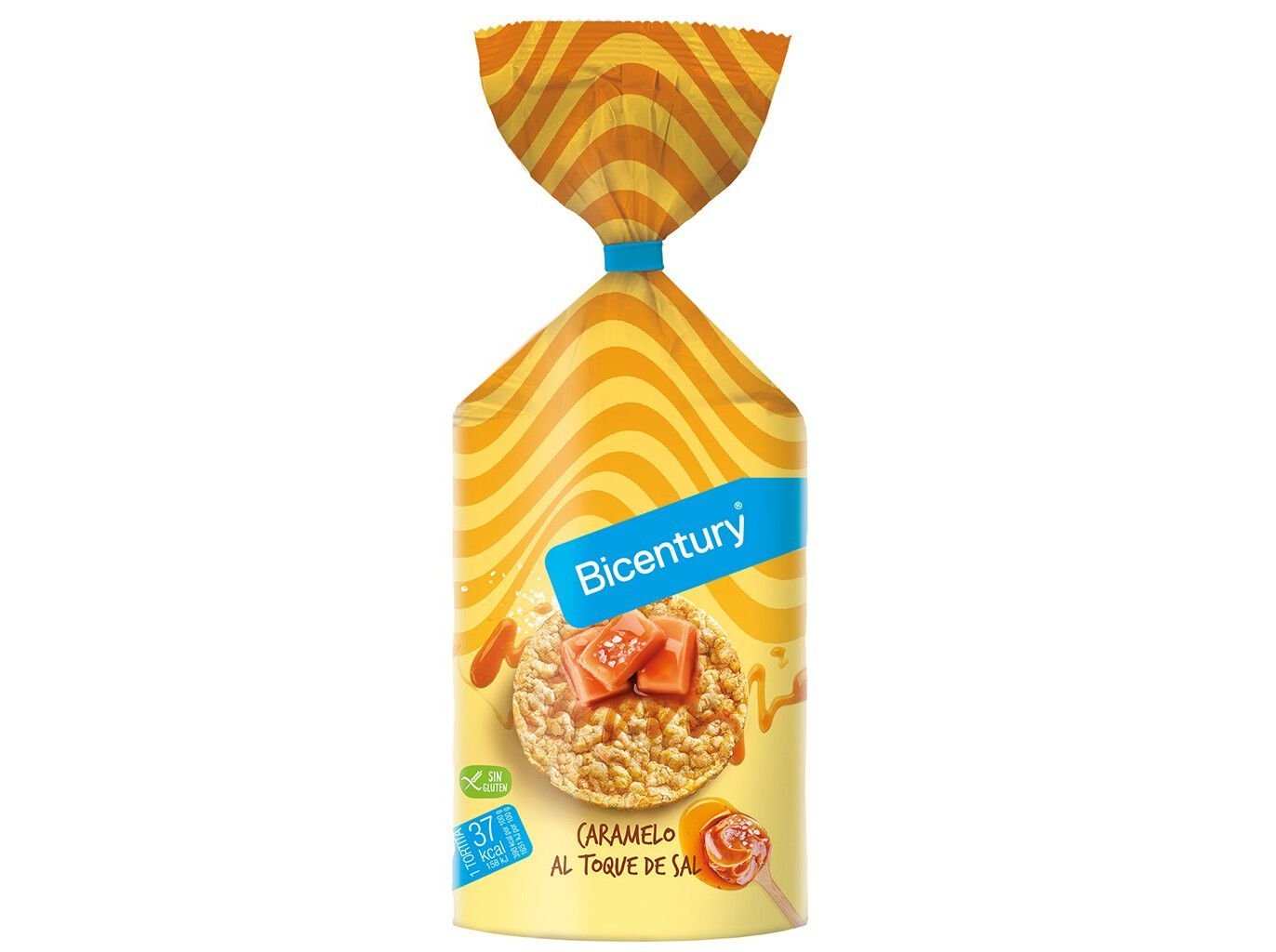 TORTITAS BICENTURY CARAMELO E SAL 134 G image number 0
