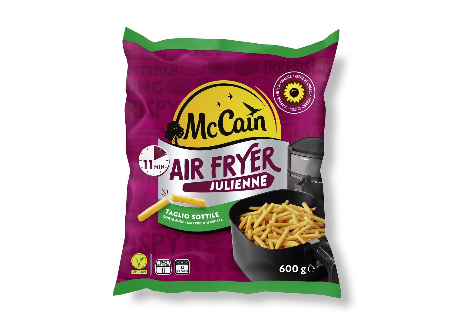 BATATA MCCAIN P/ AIRFRYER/FORNO JULIENNE 600G image number 0