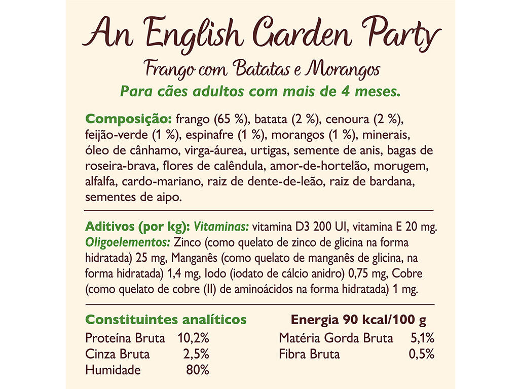 COMIDA H&Uacute;MIDA PARA C&Atilde;O LILY'S KITCHEN FRANGO 400G image number 4
