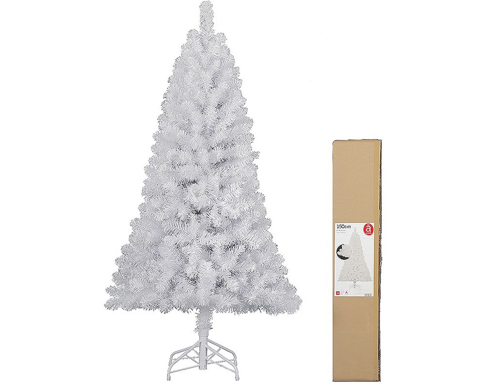 &Aacute;RVORE DE NATAL ACTUEL BRANCA 150CM image number 1