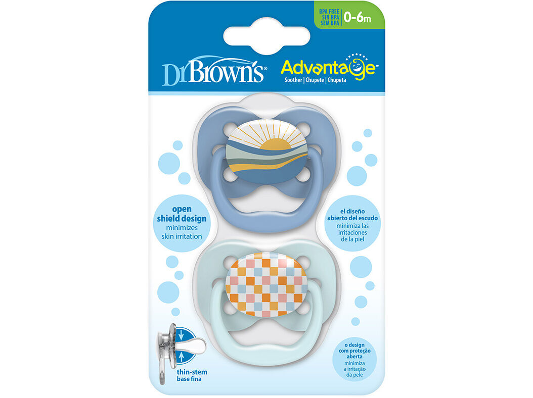 CHUPETA DR. BROWN'S REVERS&Iacute;VEL T1 0-6M 2UN image number 0