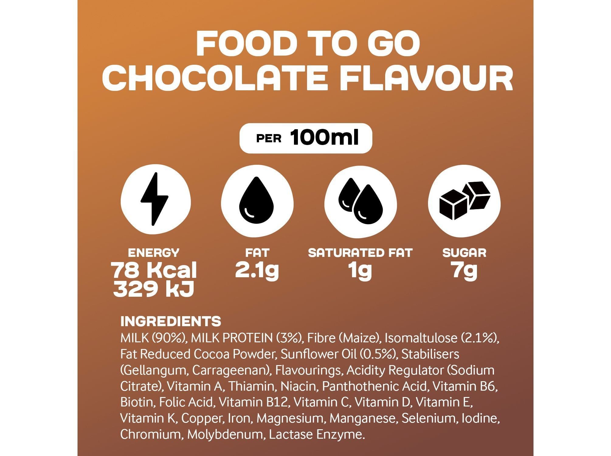 BEBIDA ARLA FOOD GO CHOCOLATE E CARAMELO 500ML image number 1