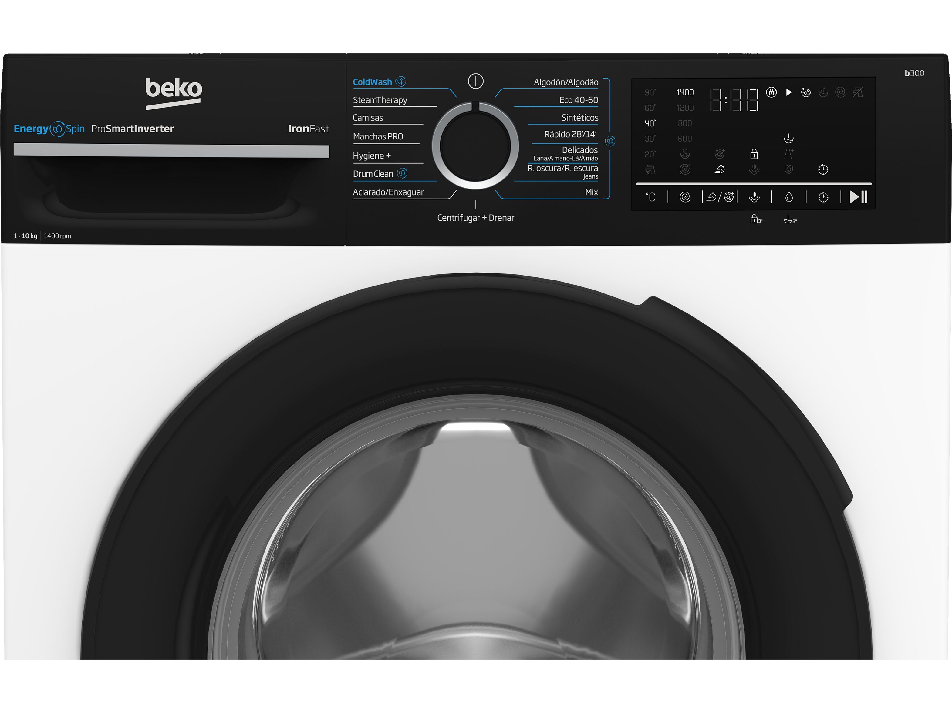 M&Aacute;QUINA LAVAR ROUPA BEKO BM3WFSU39413 - BRANCO A 9 KG image number 1