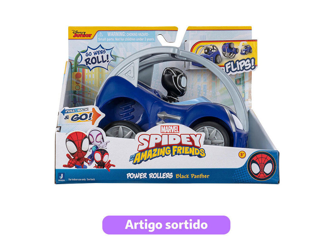 VE&Iacute;CULO SPIDEY&FRIENDS POWER ROLLER MODELOS SORTIDOS image number 0