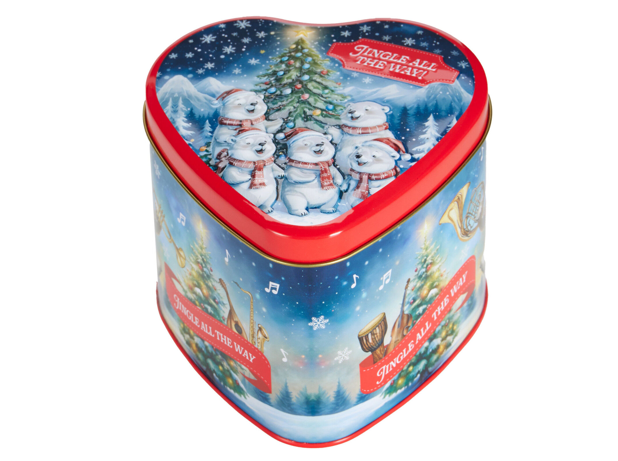 LATA MUSICAL JINGLE ALL THE WAY COM CHOCOLATES 120G