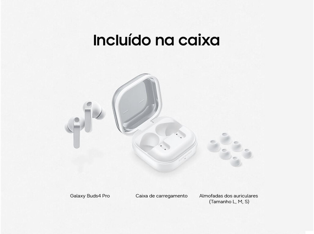AURICULARES TWS SAMSUNG GALAXY BUDS4 PRO BRANCO image number 7