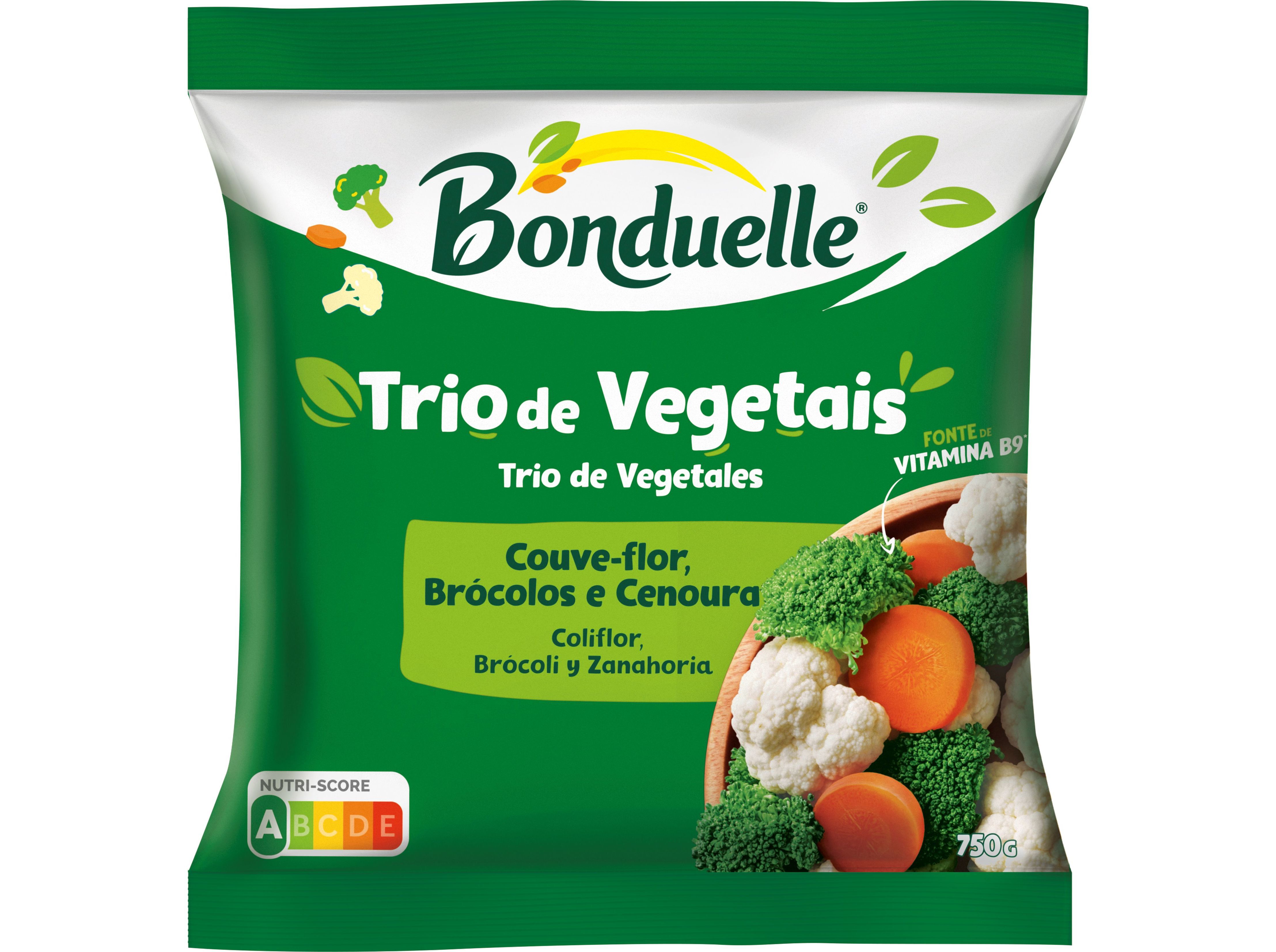 LEGUMES BONDUELLE A VAPOR COUVE FLORCENOURA E BR&Oacute;COLOS 750G image number 0