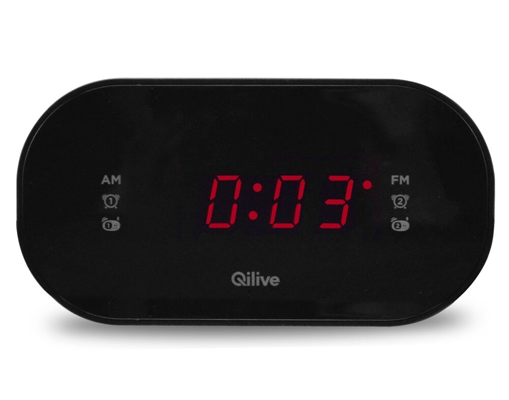 RADIO DESPERTADOR QILIVE PRETO Q.1105 888572