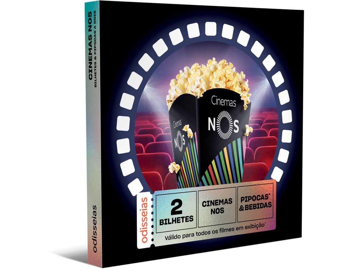 ENTRETENIMENTO CINEMAS NOS: BILHETES PIPOCAS