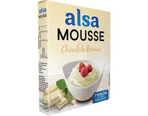 MOUSSE ALSA CHOCOLATE BRANCO 133G image number 0